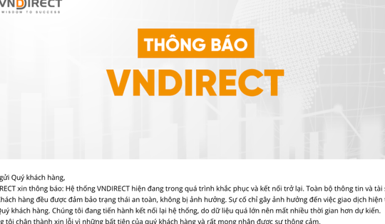 Hệ thống của Chứng khoán VNDirect bị tấn công: Tài sản của các nhà đầu tư có bị ảnh hưởng?