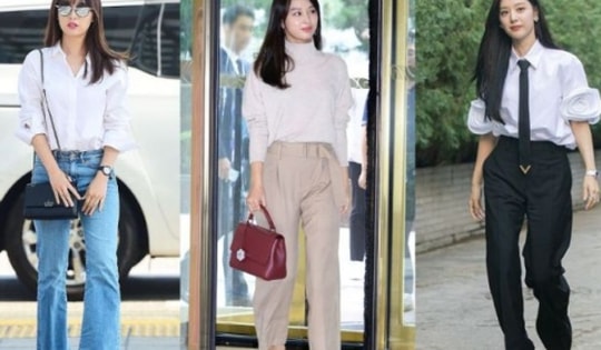 Kim Ji Won xinh đẹp lộng lẫy nhưng chỉ thích diện đồ tối giản