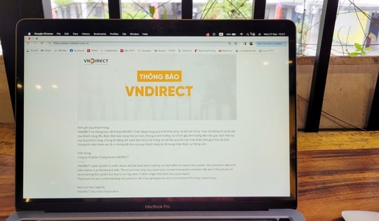 Chưa thể hoạt động trở lại sau vụ bị tấn công, chứng khoán VNDirect được đề xuất mở lại hệ thống theo từng giai đoạn