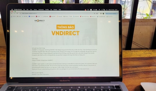 Vụ hệ thống của chứng khoán VNDirect bị tấn công: Bao giờ hệ thống giao dịch trở lại?