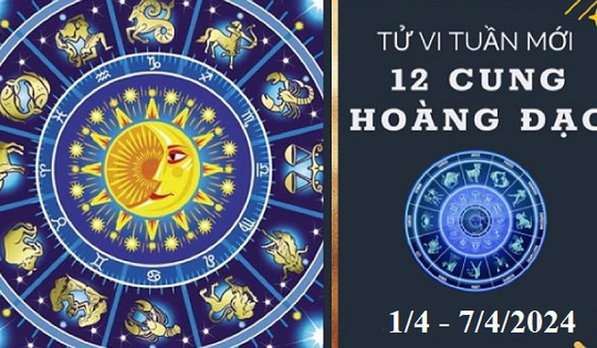 Tử vi tuần mới 12 cung hoàng đạo từ ngày 1/4 - 7/4/2024: Tiết lộ hữu ích cho các chòm sao