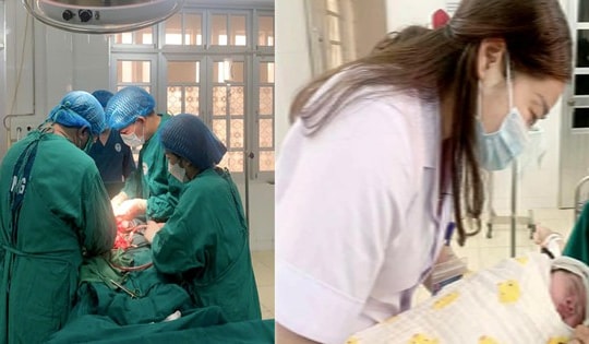 Trung tâm Y tế huyện phẫu thuật thành công ca sản phụ dọa vỡ tử cung