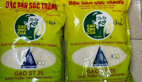 Chỉ điểm 6 cơ sở kinh doanh Gạo Ông Cua ST25 giả ở Hà Nội