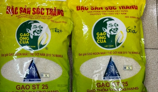 Gạo Ông Cua ST25 giả tràn lan trên thị trường, chỉ một thao tác duy nhất để nhận biết hàng 'xịn'