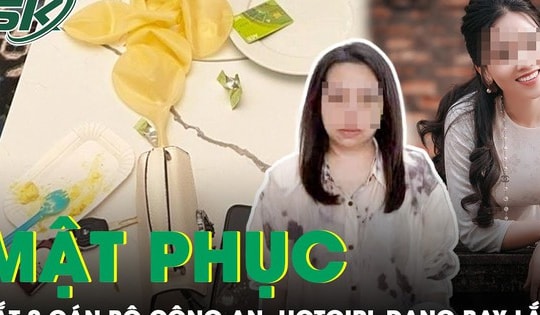 Hiện trường bắt quả tang 2 nữ cán bộ công an và hàng loạt 'nam thanh nữ tú' bay lắc