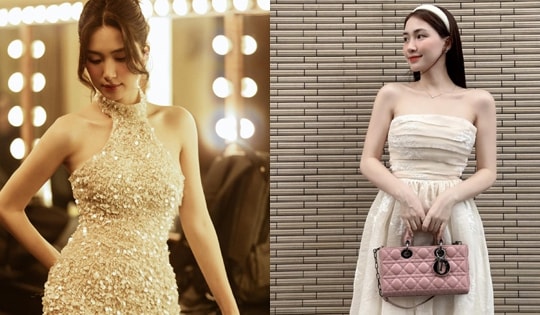 Dự đám cưới Quang Hải, Hòa Minzy có chiều cao khiêm tốn nhưng khán giả vẫn mê vì sắc vóc gợi cảm