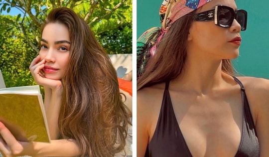 Bikini đón hè của sao Việt: Học Hồ Ngọc Hà chọn phụ kiện để chụp hình thêm cuốn hút