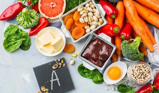 Top 15 thực phẩm lành mạnh giàu vitamin A tốt cho sức khỏe