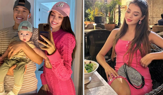 Vợ Tây của thủ môn Bùi Tiến Dũng: Body gái một con nóng bỏng, thần thái chuẩn model