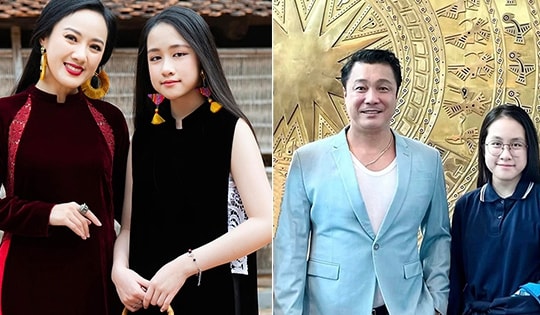 Con gái cựu MC 'Bản tin thời sự 19h' gây ngỡ ngàng về sắc vóc trong lần gặp tài tử Lý Hùng