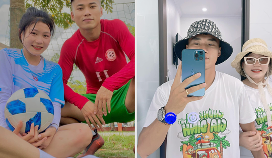 Soi loạt 'đồ đôi' khó 'học lỏm' của cặp vợ chồng cầu thủ tuyển Việt Nam