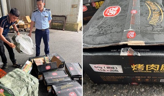 Hà Nội thu giữ 2.000 cái xúc xích có dấu hiệu nhập lậu