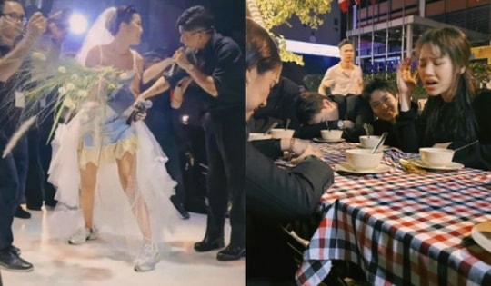 Dàn sao Vbiz lộ hình ảnh hậu tiệc cưới Minh Tú lúc 3 giờ sáng: Người cố tỉnh táo, người gục ngã