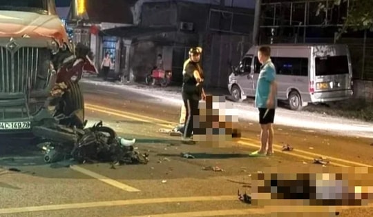 Nam thanh niên tử vong trong đêm sau khi va chạm với ô tô đầu kéo