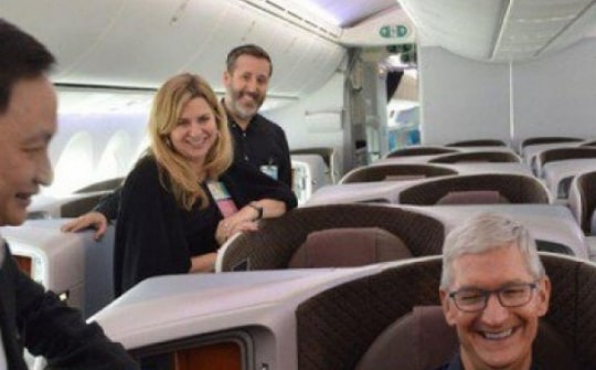 Lý do CEO Apple buộc phải đi máy bay riêng