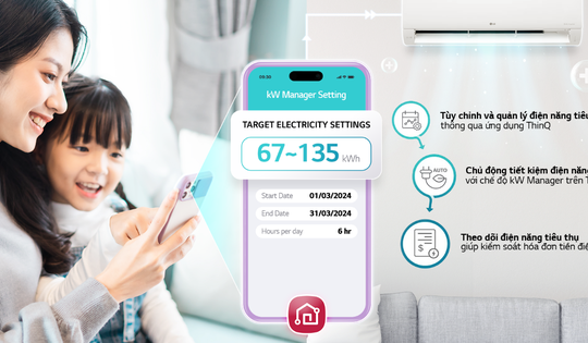 Ngôi nhà thông minh có LG ThinQ, việc kiểm soát thiết bị lại càng hiệu quả hơn