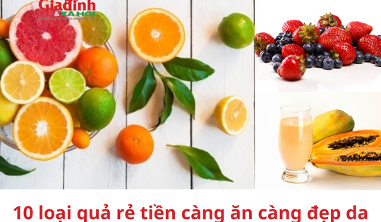 10 loại quả rẻ tiền càng ăn càng đẹp da