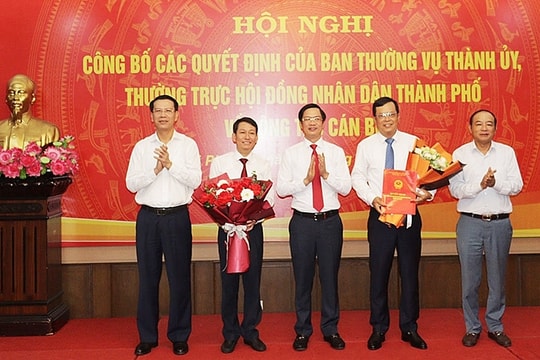 Bổ nhiệm Chủ tịch huyện giữ chức Chánh Văn phòng Đoàn đại biểu Quốc hội và HĐND thành phố