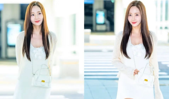 Park Min Young tiếp tục hút fan ở sân bay nhờ 2 điều