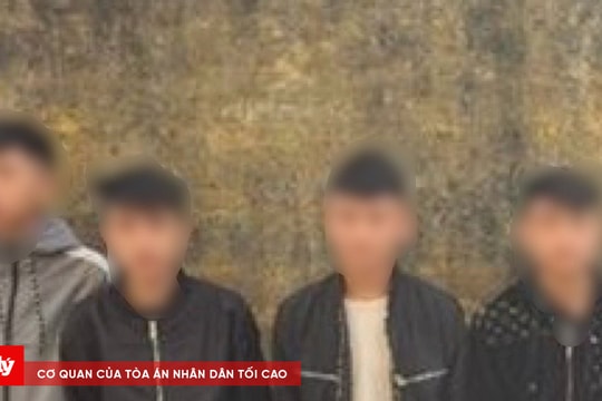 4 thanh thiếu niên đánh người, cướp xe máy trong đêm