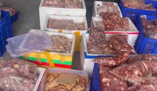 Kinh hoàng gần 1 tấn thực phẩm bẩn được chứa lạnh ngay giữa trung tâm Thủ đô, 'suýt' đến bàn ăn