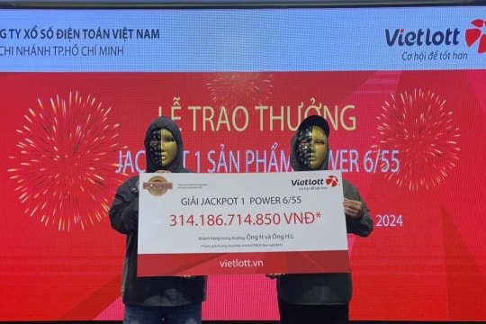 Chủ tạp hóa và nam shipper “trúng mánh” giải Vietlott 314 tỷ đồng