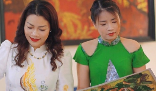 NTK Hoàng Ly làm giám khảo cuộc thi vẽ tranh 'Hoan hô chiến sĩ Điện Biên'