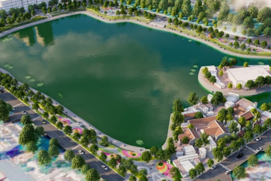 5 quảng trường bố trí thế nào quanh hồ Thiền Quang mới