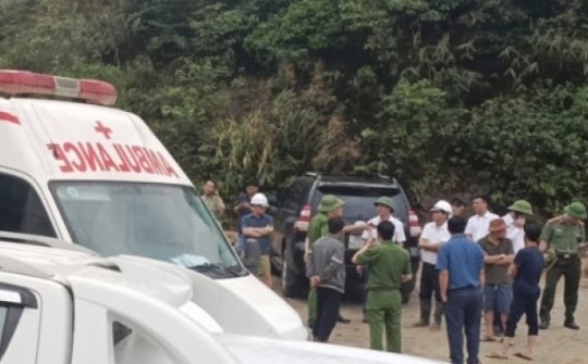 Lở núi, 3 công nhân tử vong