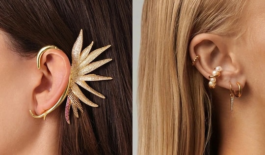 Mẫu trang sức lộng lẫy cho các cô gái không thích xỏ khuyên tai