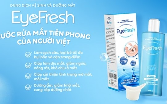 Cách mạng trong ngành chăm sóc mắt: Nước rửa mắt EyeFresh đến từ tương lai