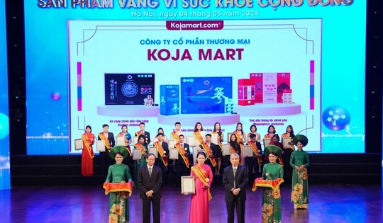 Koja Mart đạt giải thưởng Sản phẩm vàng vì sức khỏe cộng đồng 2024