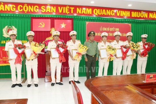 Điều động, bổ nhiệm lãnh đạo Công an huyện