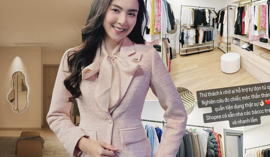 MC Mai Ngọc lần đầu khoe phòng riêng, 'flex' tủ quần áo siêu ngăn nắp trong căn nhà tự mua hậu ly hôn