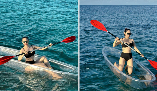 Hậu sinh con, Minh Hằng diện bikini khoe vóc dáng 'đồng hồ cát' khiến fan xuýt xoa ghen tị