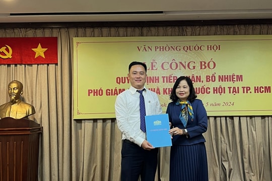 Văn phòng Quốc hội bổ nhiệm nhân sự mới