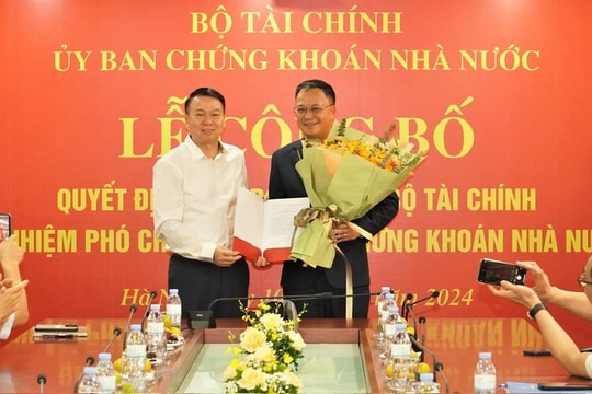 Bổ nhiệm Vụ trưởng giữ chức Phó Chủ tịch Ủy ban Chứng khoán Nhà nước