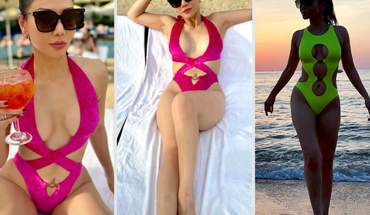 Thu Minh diện bikini khoe body nóng bỏng