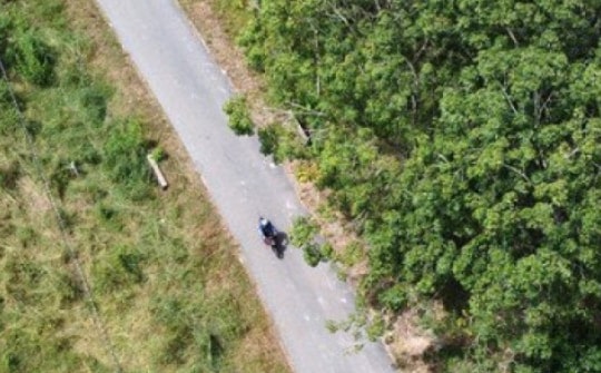 Nhìn từ trên cao đường Hồ Chí Minh gần 2.300 tỷ đồng xuyên miền Đông Nam bộ