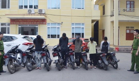 Công an TP Vinh triệt xóa ổ nhóm chuyên trộm cắp xe máy