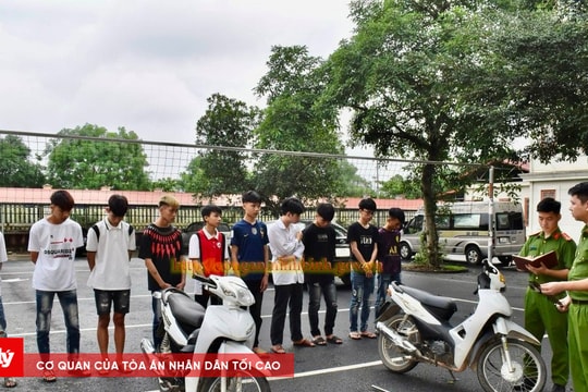 Ngăn chặn kịp thời nhóm thanh thiếu niên mang hung khí chuẩn bị ẩu đả