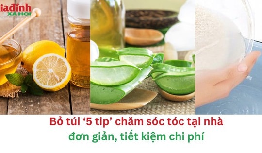 5 cách chăm sóc tóc đẹp tại nhà đơn giản, tiết kiệm chi phí