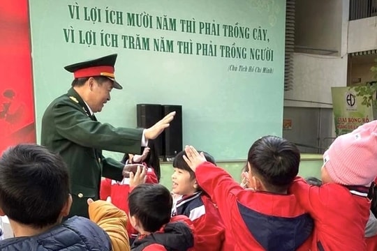 Hướng dẫn lồng ghép nội dung giáo dục quốc phòng và an ninh trong trường tiểu học