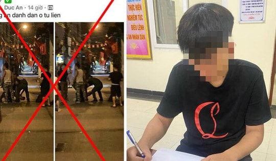 Hà Nội: Xử phạt thiếu niên 16 tuổi đăng tin 'công an đánh dân' để câu view