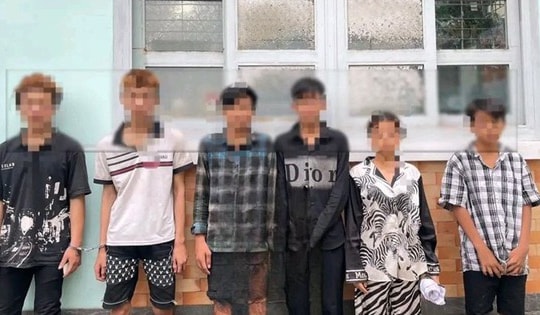 Bắt nhóm thanh thiếu niên dùng mã tấu chém người, cướp xe máy