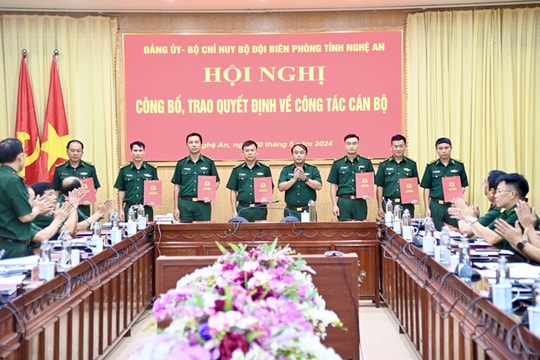 Điều động, bổ nhiệm Đồn trưởng, Chính trị viên Đồn Biên phòng, Chánh văn phòng Bộ Chỉ huy BĐBP tỉnh