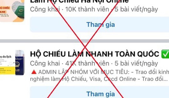 Lừa đảo khi nhờ làm hộ chiếu nhanh qua mạng xã hội