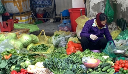 Giá rau củ, thực phẩm ở Hà Nội rục rịch tăng