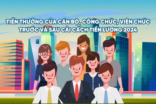 Sau cải cách tiền lương, công chức, viên chức có còn thưởng Tết?