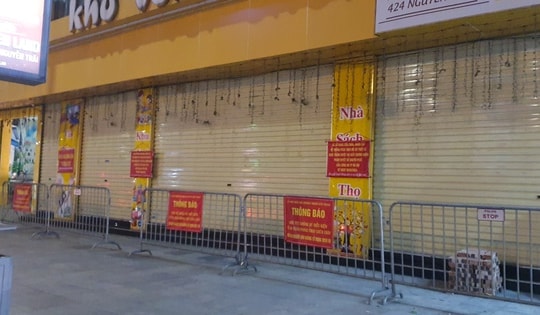 Sau phản ánh của Gia đình và Xã hội, nhà sách Tiến Thọ ở Thanh Xuân đóng cửa, dừng hoạt động